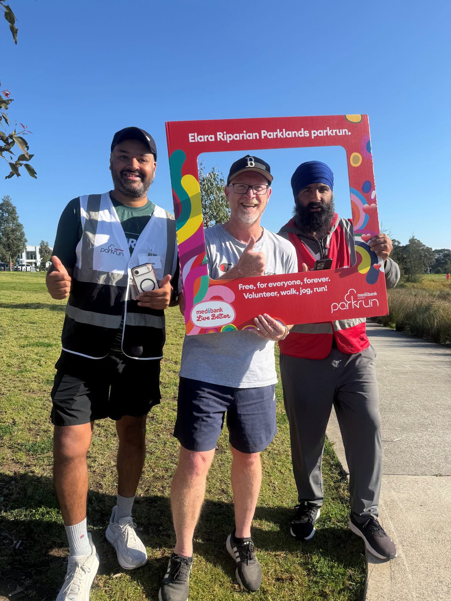 Club members as ERP parkrun RDs, with Mayor photo 1